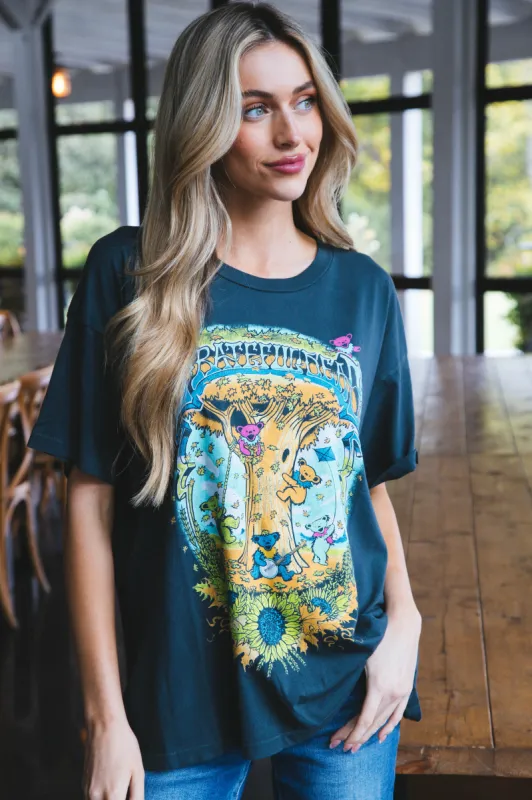 Grateful Dead Autumn Bears Merch Tee, Vintage Black | Daydreamer sold by North & Main Clothing Company
