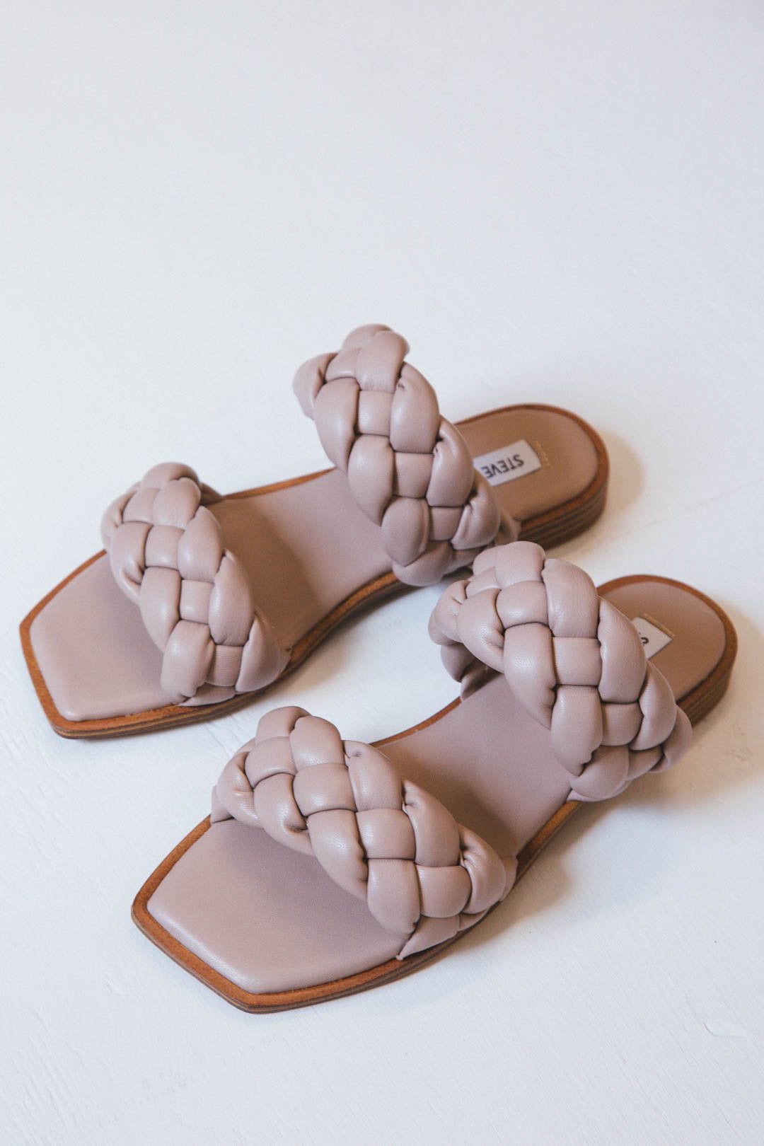 Spain Thick Braided Sandal, Taupe | Steve Madden sold by North & Main Clothing Company product image thumbnail 2