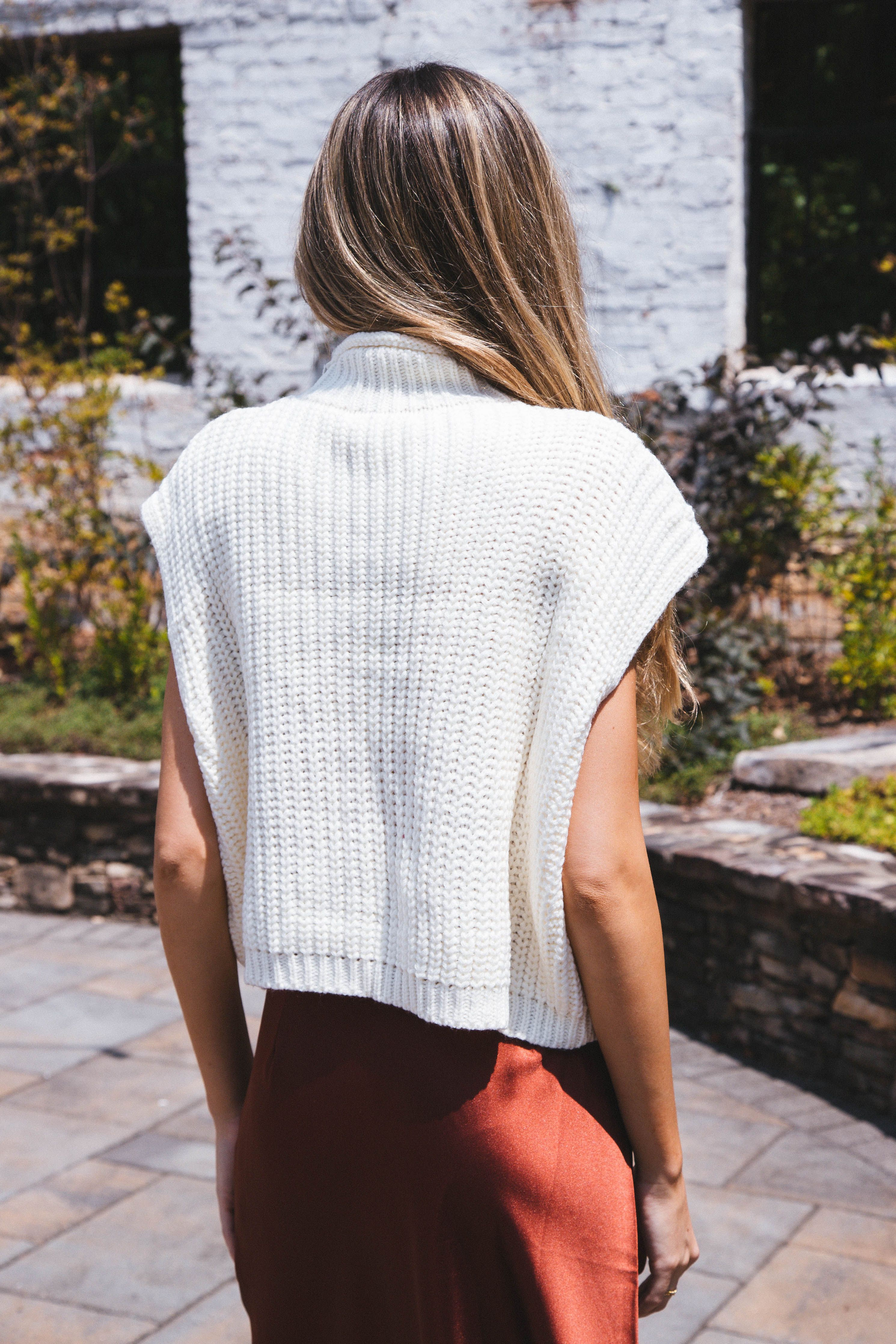 Unmatched Cable Knit Sleeveless Sweater, Cream sold by North & Main Clothing Company product image thumbnail 39
