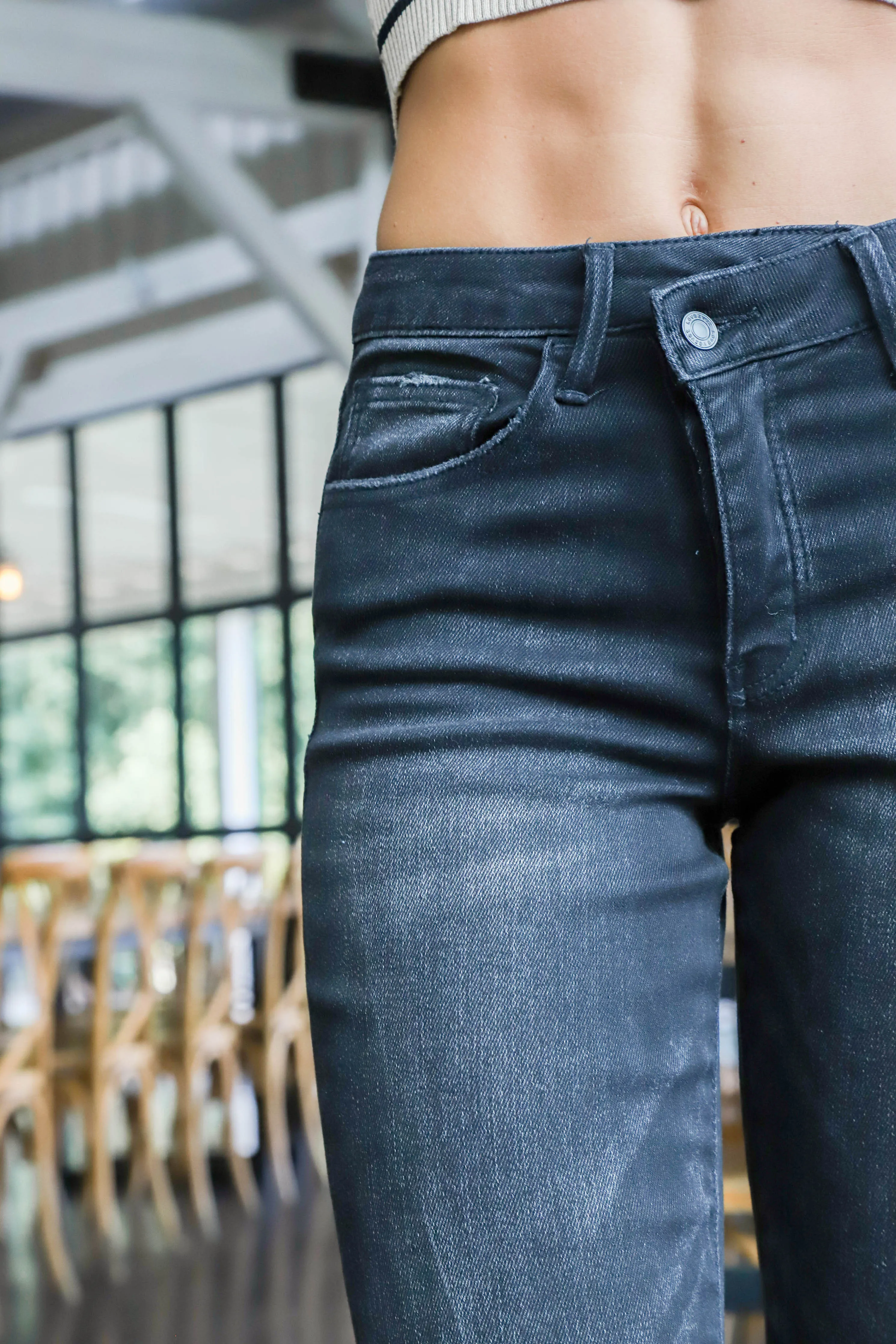 Whitney High Rise Crop Jeans, Well-Behaved sold by North & Main Clothing Company product image thumbnail 5