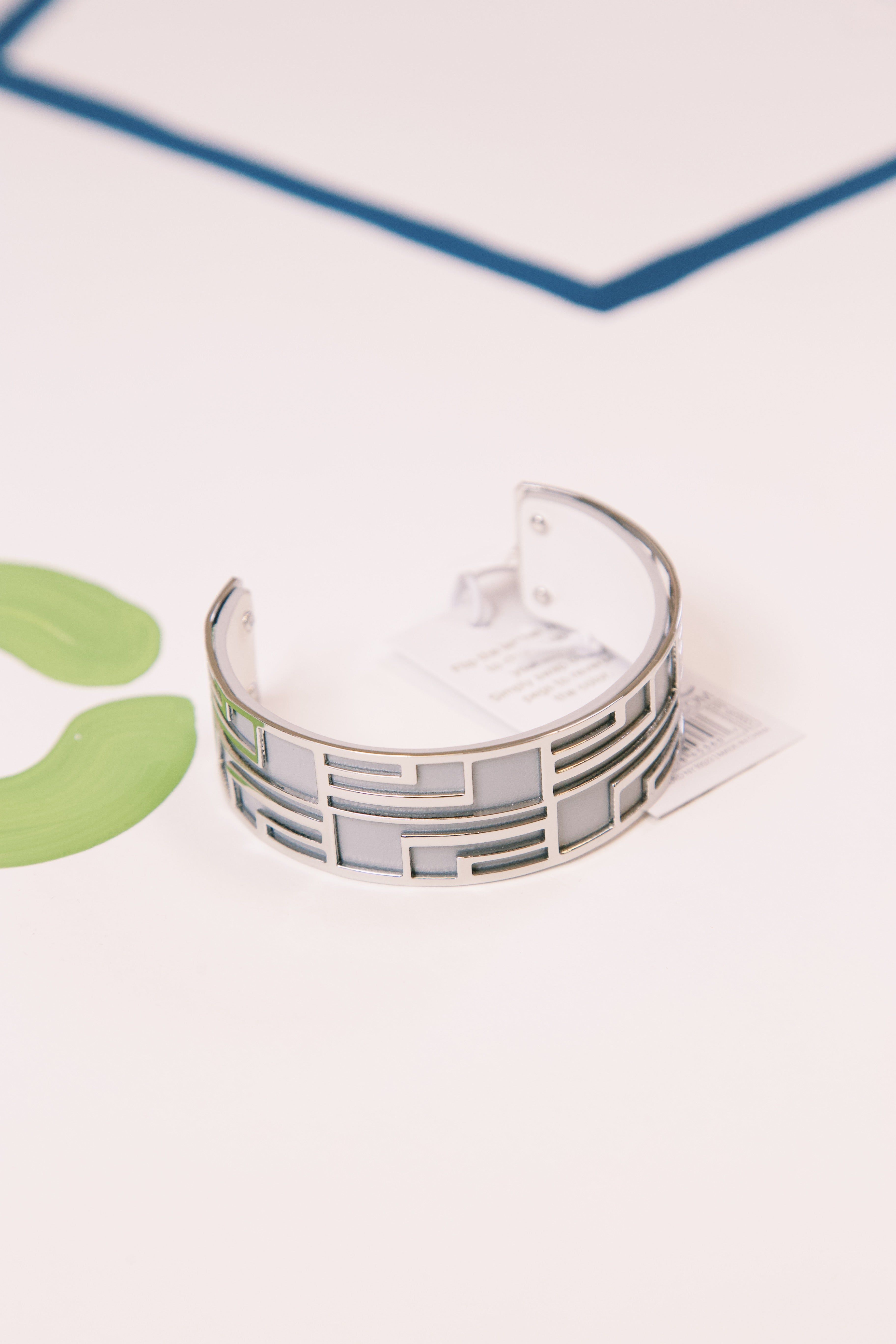 Dual Chic Reversible Cuff Bracelet, Silver sold by North & Main Clothing Company