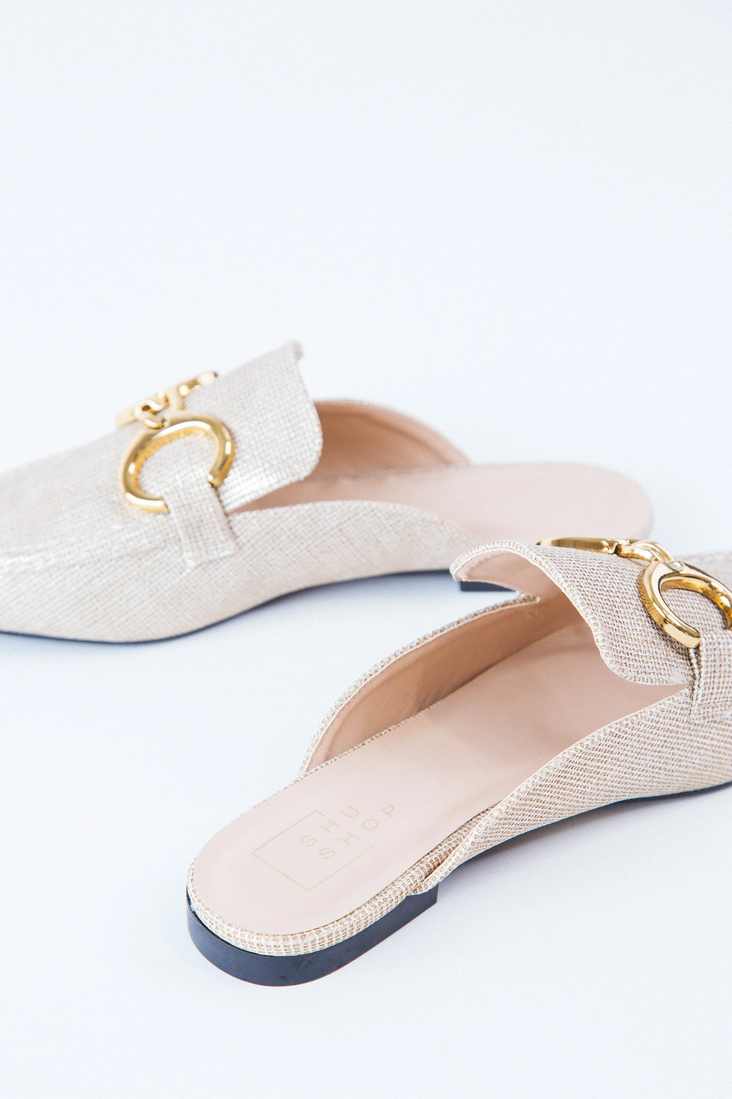 Andromeda Flat Mule, Gold | ShuShop sold by North & Main Clothing Company product image thumbnail 2