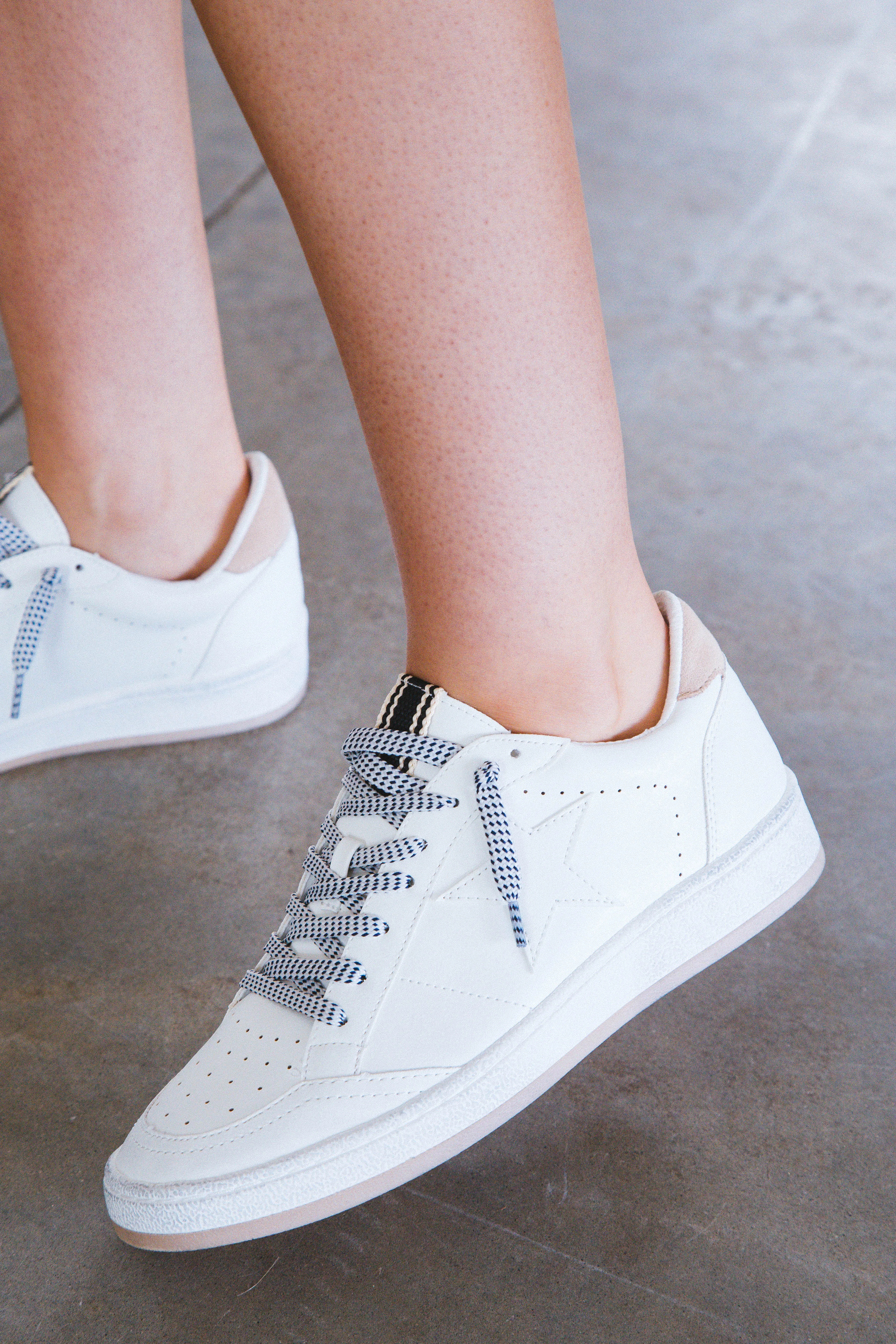 Paz Retro Sneaker, Sand Suede | SHUSHOP sold by North & Main Clothing Company product image thumbnail 2