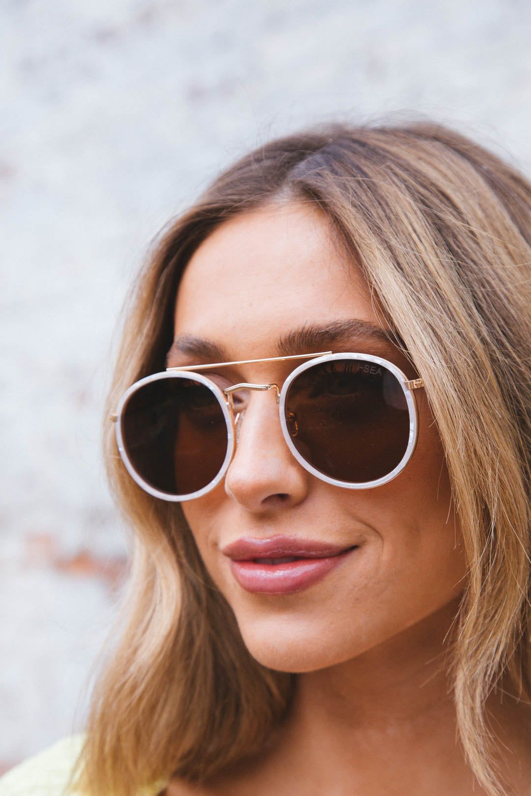 All Aboard Polarized Sunglasses, Pearl/Brown | I-SEA sold by North & Main Clothing Company