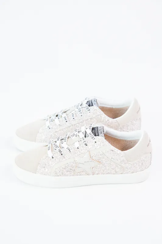 Action Star Glitter Sneaker, Taupe Multi | Vintage Havana sold by North & Main Clothing Company