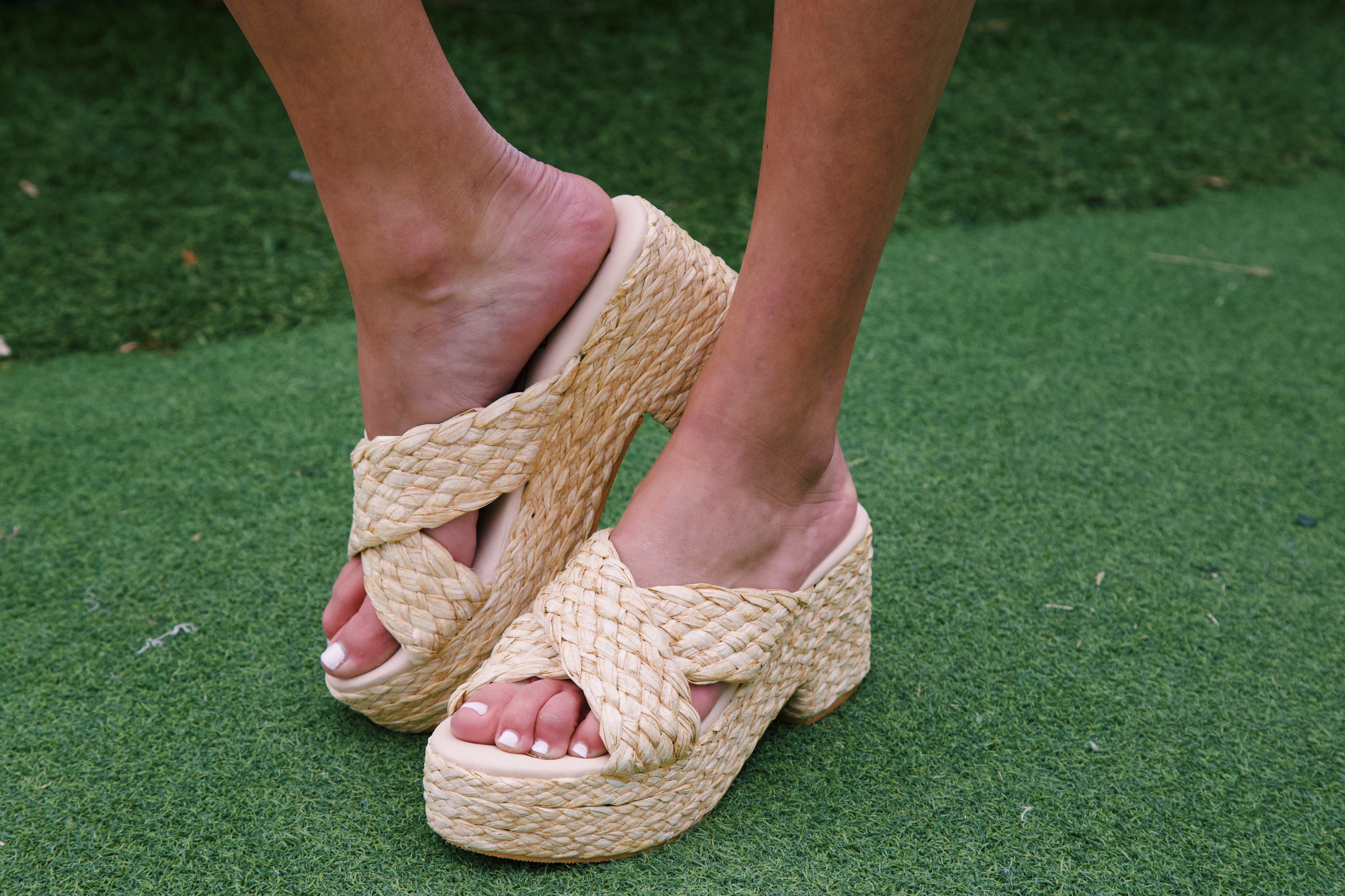 Reflection Raffia Sandal, Natural | Beach by Matisse sold by North & Main Clothing Company product image thumbnail 5