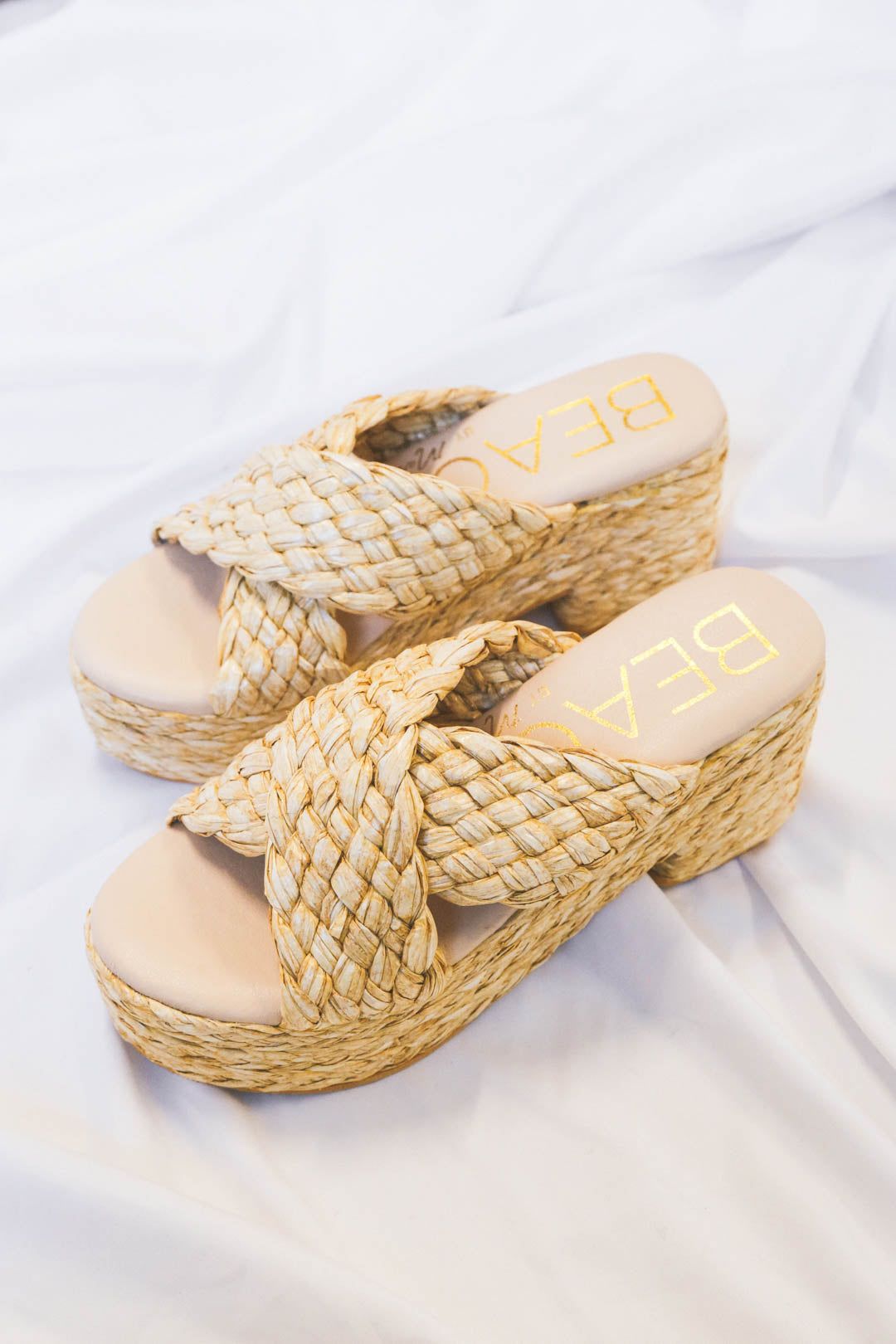 Reflection Raffia Sandal, Natural | Beach by Matisse sold by North & Main Clothing Company product image thumbnail 3