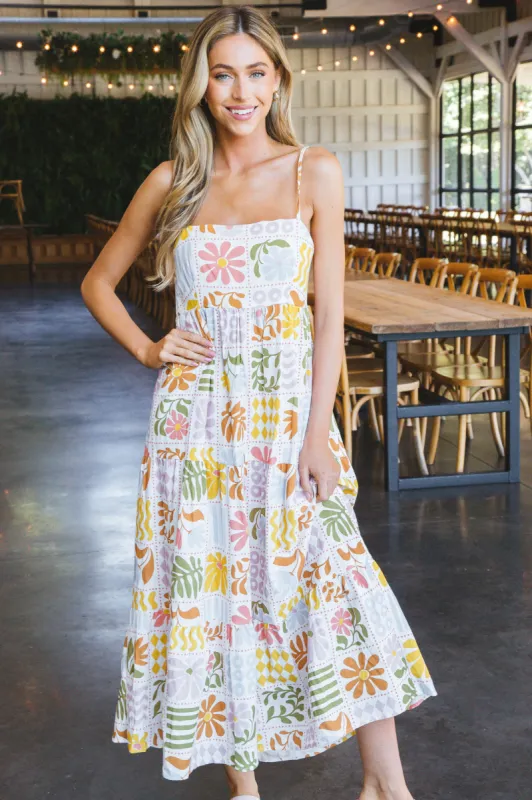 Tia Floral Print Maxi Dress, Multi sold by North & Main Clothing Company