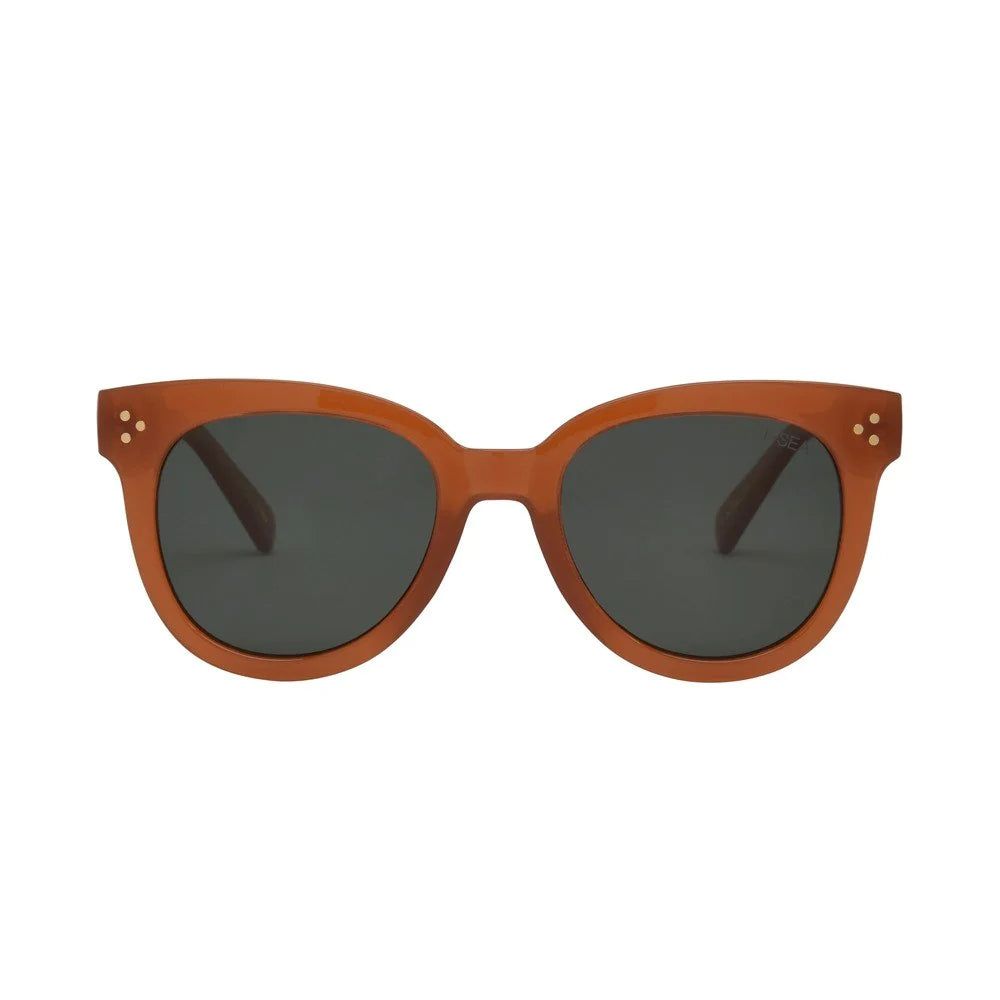 Cleo Polarized Sunglasses, Maple Green | I-Sea sold by North & Main Clothing Company product image thumbnail 2
