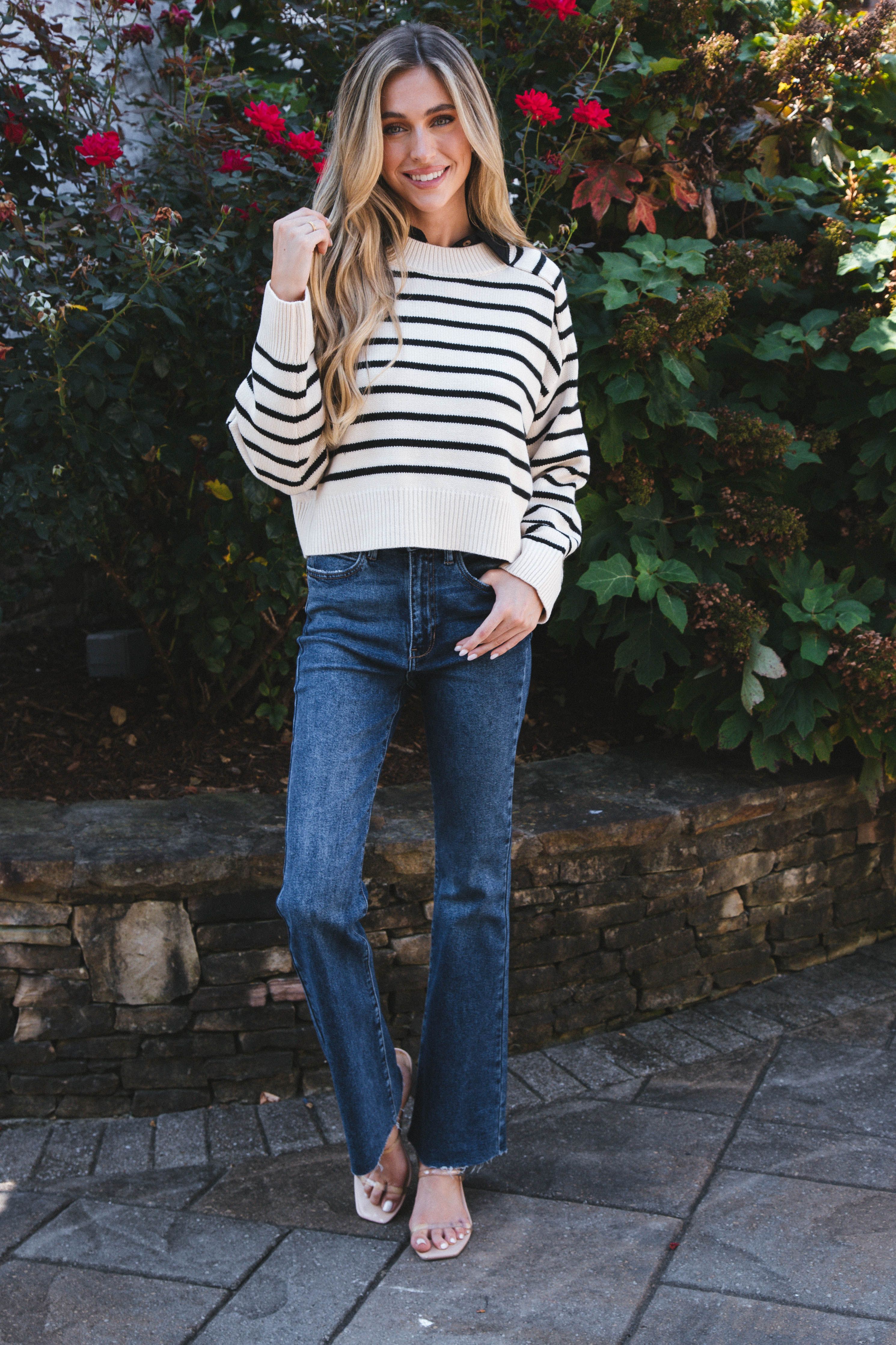 Heart And Soul Knit Sweater, Nat Black sold by North & Main Clothing Company product image thumbnail 5