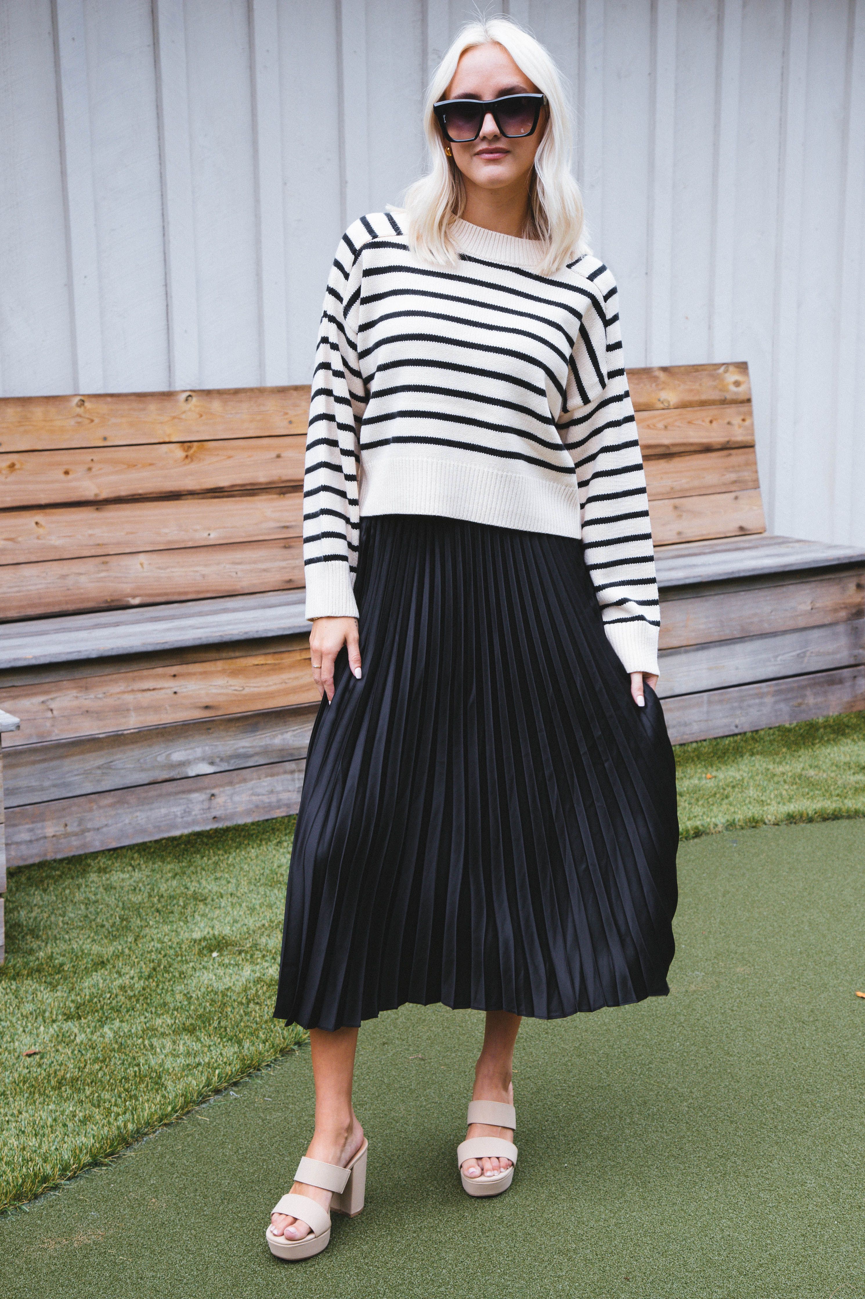 Heart And Soul Knit Sweater, Nat Black sold by North & Main Clothing Company product image thumbnail 3