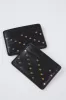 Steven Studded Card Case, Black | FOSSIL sold by North & Main Clothing Company