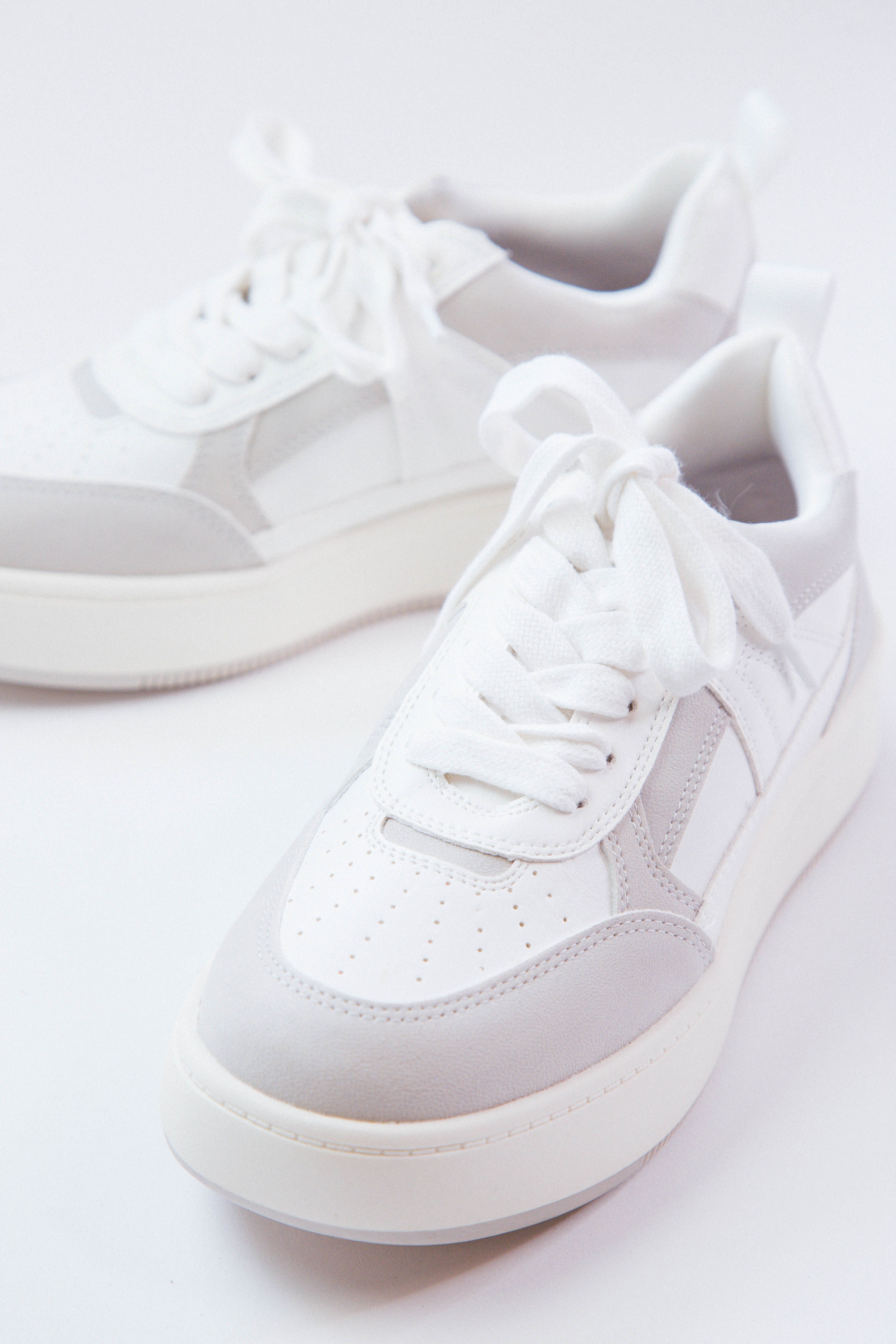Dice Platform Sneakers, White/Off White sold by North & Main Clothing Company product image thumbnail 2