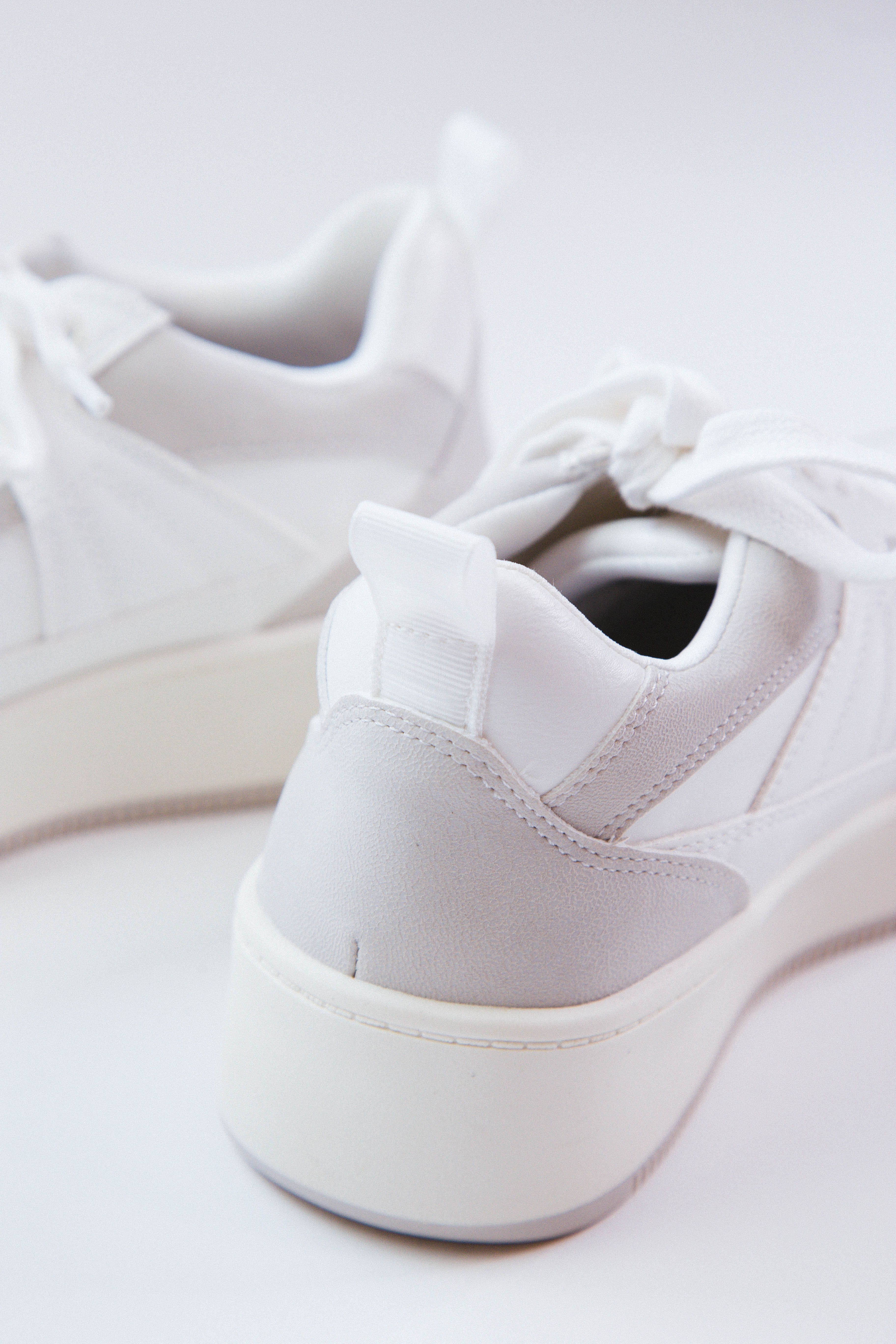 Dice Platform Sneakers, White/Off White sold by North & Main Clothing Company product image thumbnail 3
