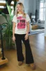 Simone Mid Rise Wide Leg Sweatpants, Black sold by North & Main Clothing Company