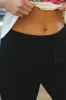 Simone Mid Rise Wide Leg Sweatpants, Black sold by North & Main Clothing Company