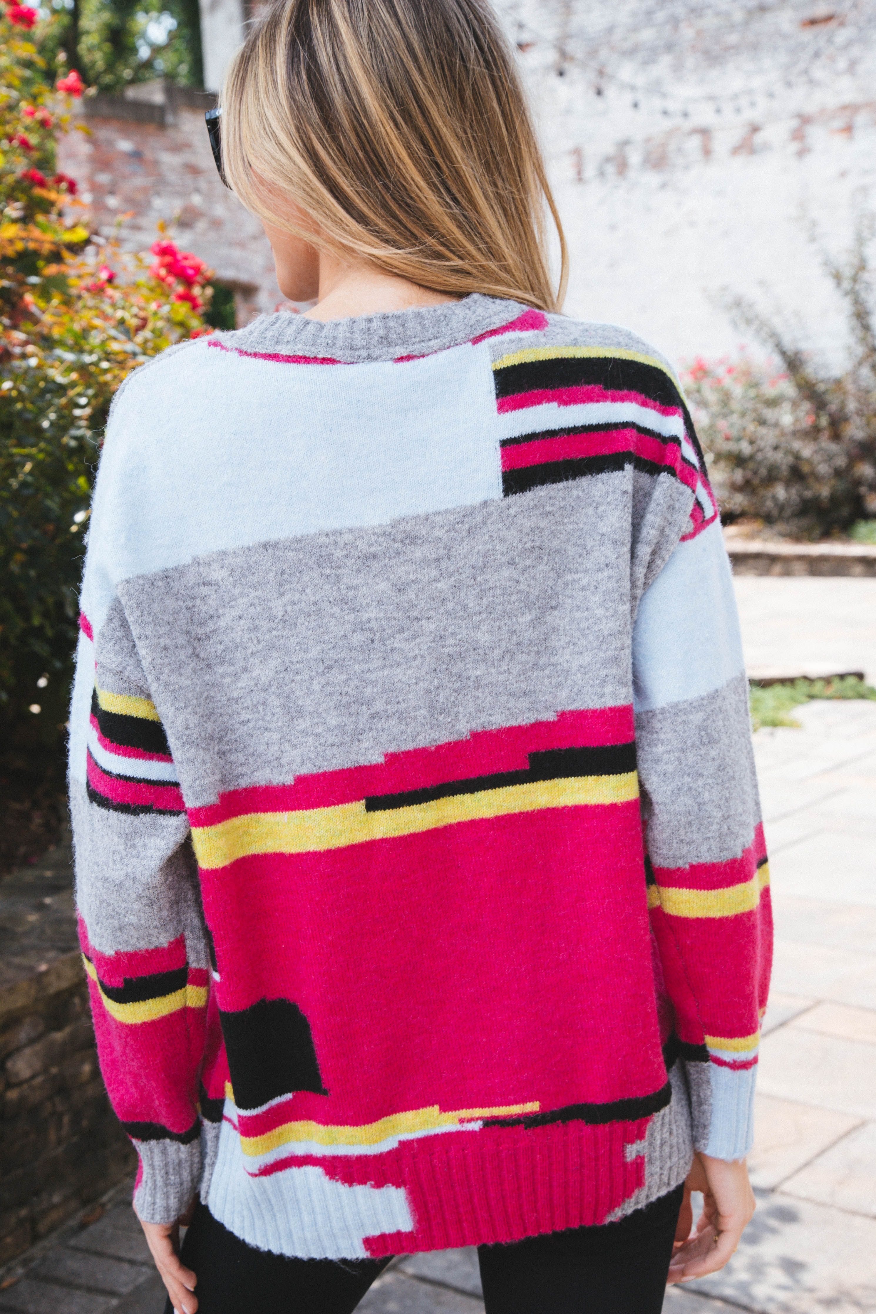 Nadalyn Crewneck Sweater, Grey Mix | RD Style sold by North & Main Clothing Company product image thumbnail 4