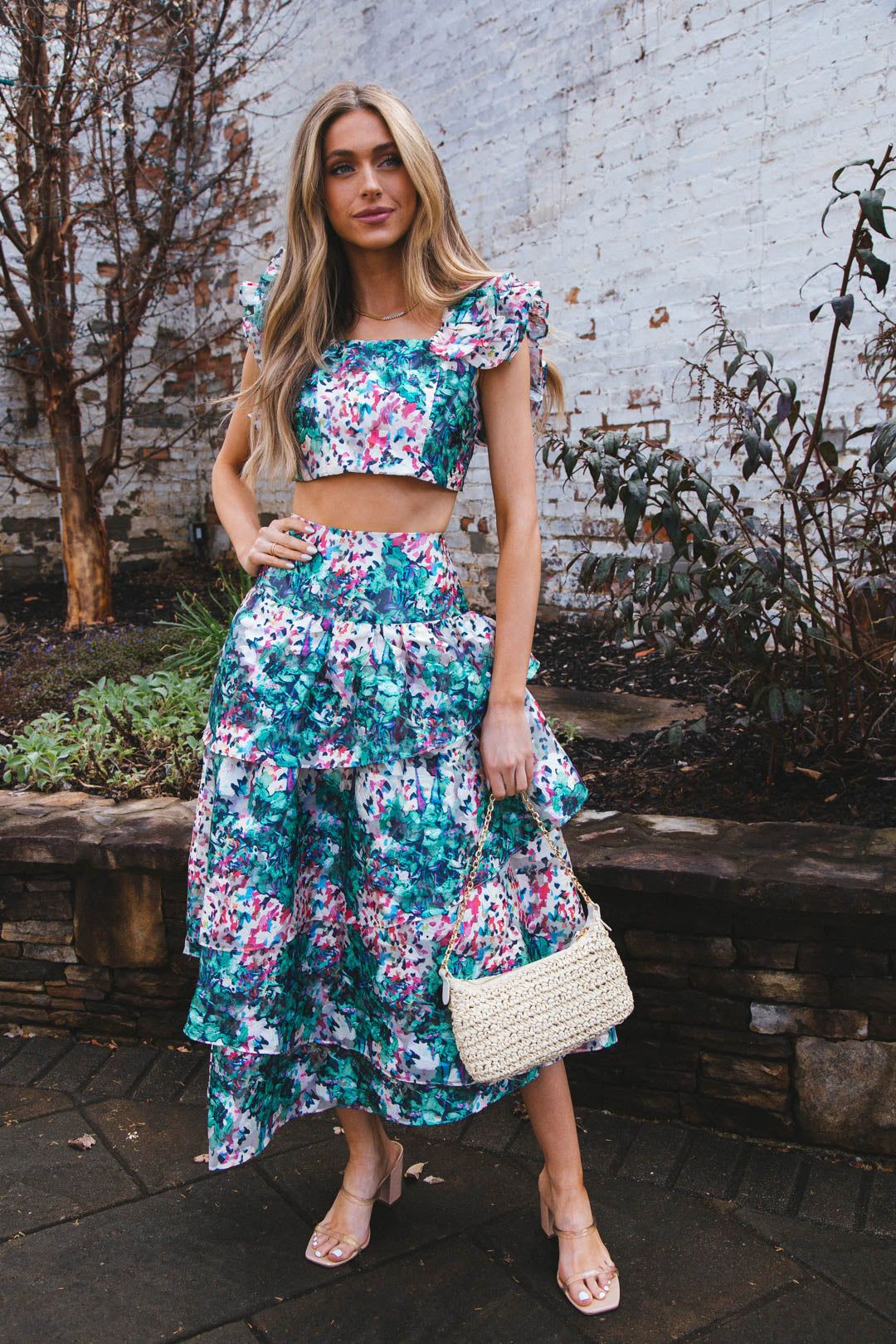 Baha Two Piece Maxi Set, Ibiza | Buddy Love sold by North & Main Clothing Company