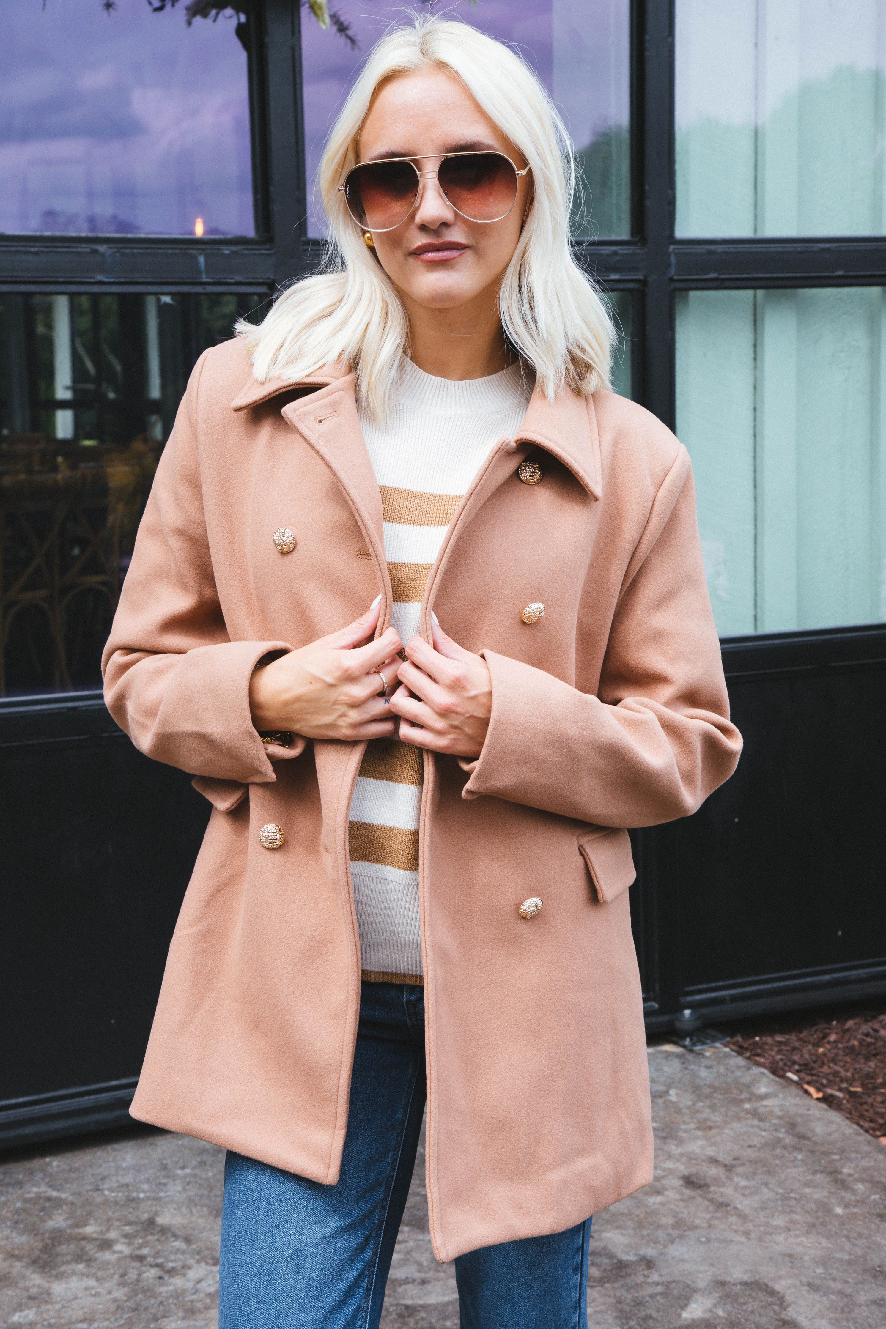 Corisse Button Up Jacket, Camel sold by North & Main Clothing Company product image thumbnail 2