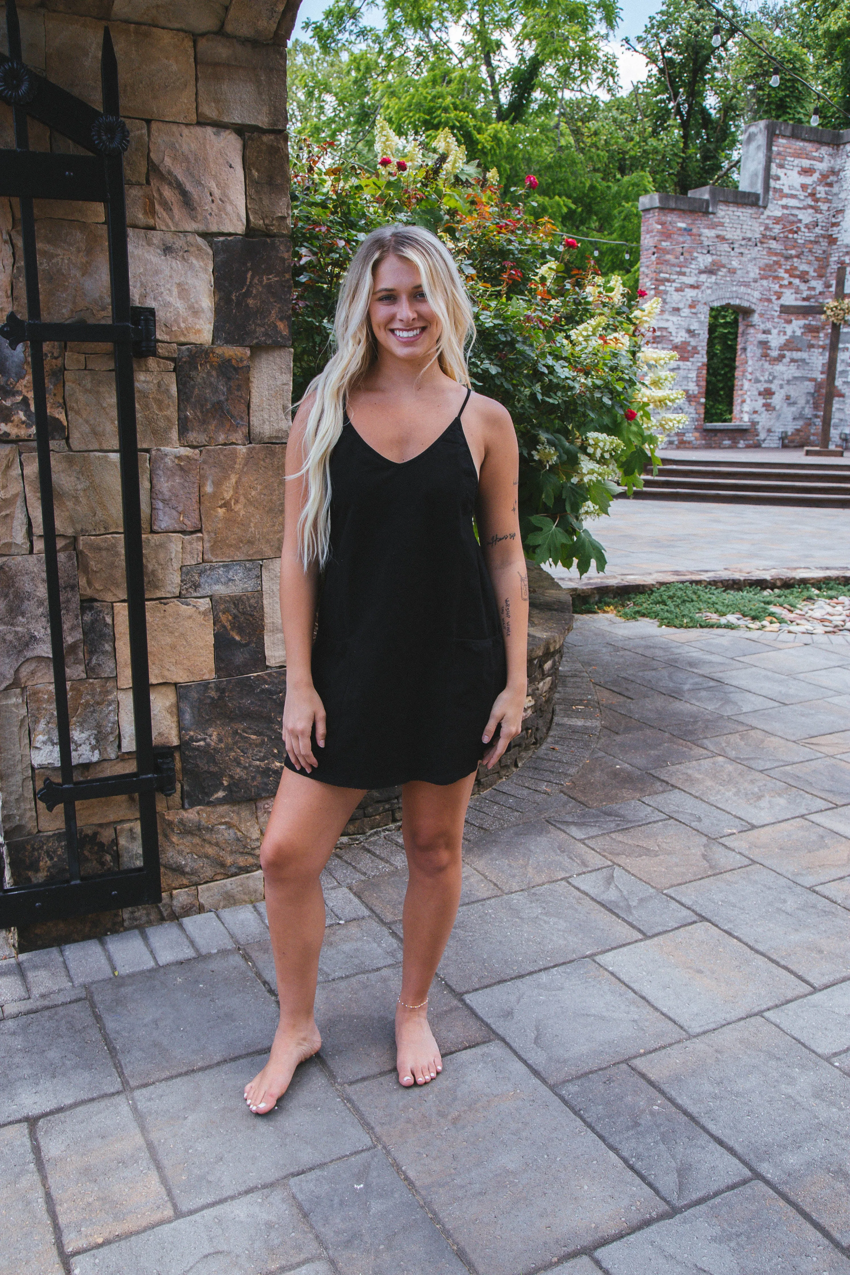 Giselle Sporty Mini Dress, Black sold by North & Main Clothing Company product image thumbnail 4