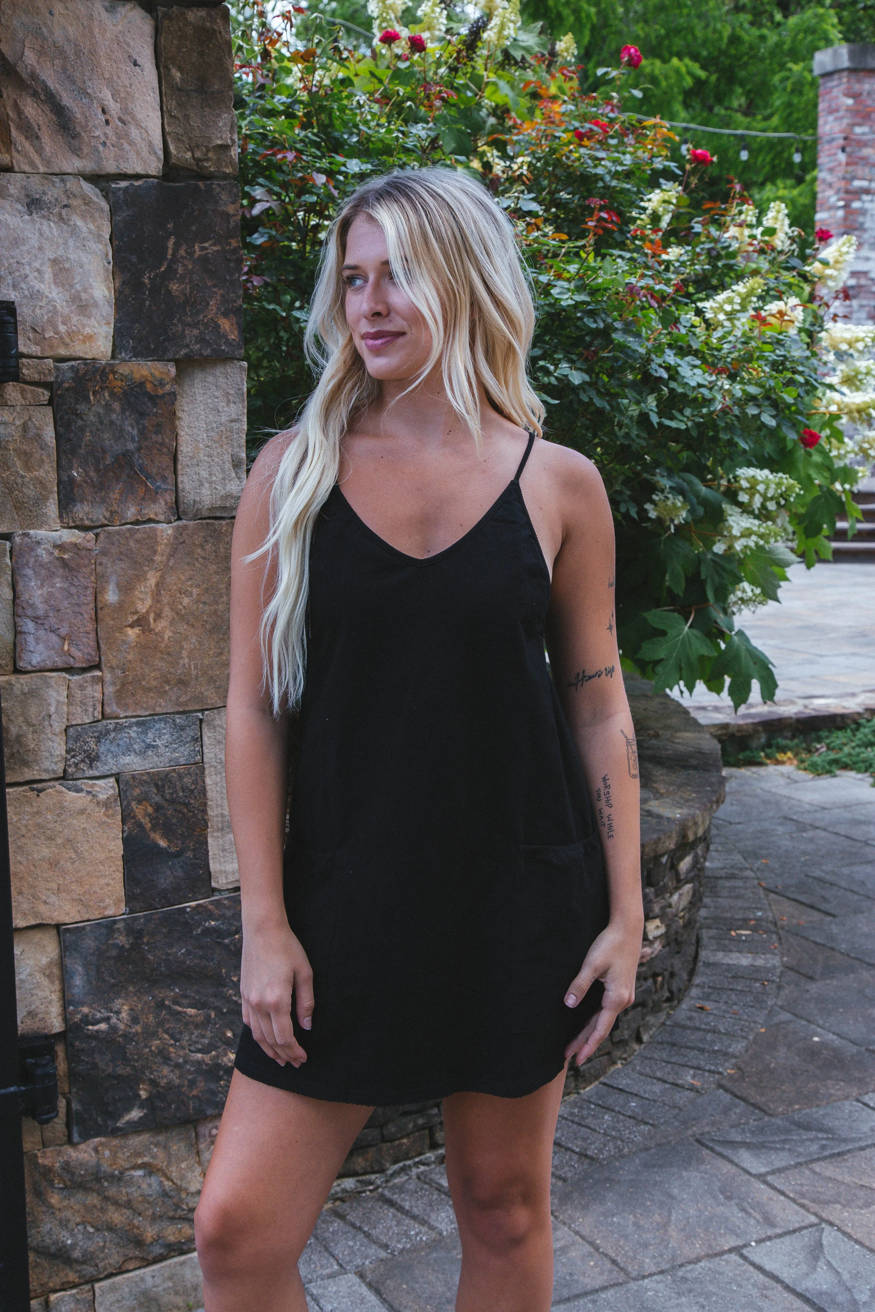 Giselle Sporty Mini Dress, Black sold by North & Main Clothing Company product image thumbnail 5