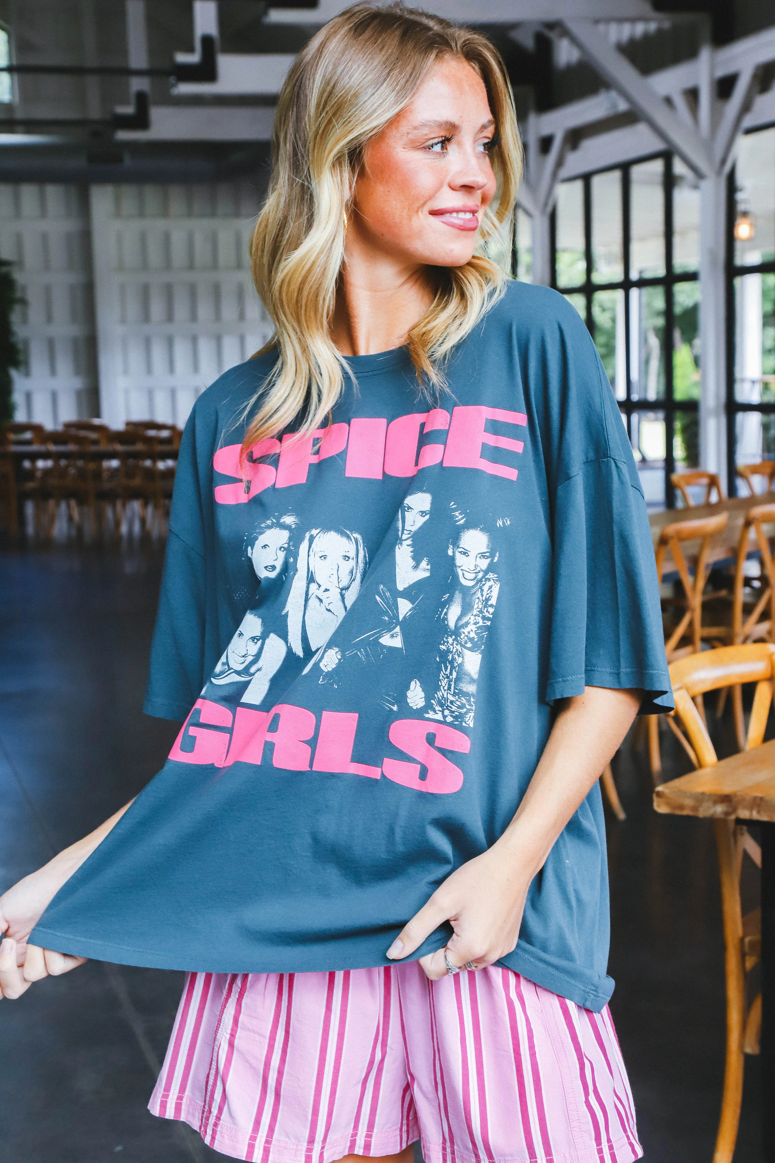 Spice Girls Photo Tee, Vintage Black | Daydreamer sold by North & Main Clothing Company product image thumbnail 4