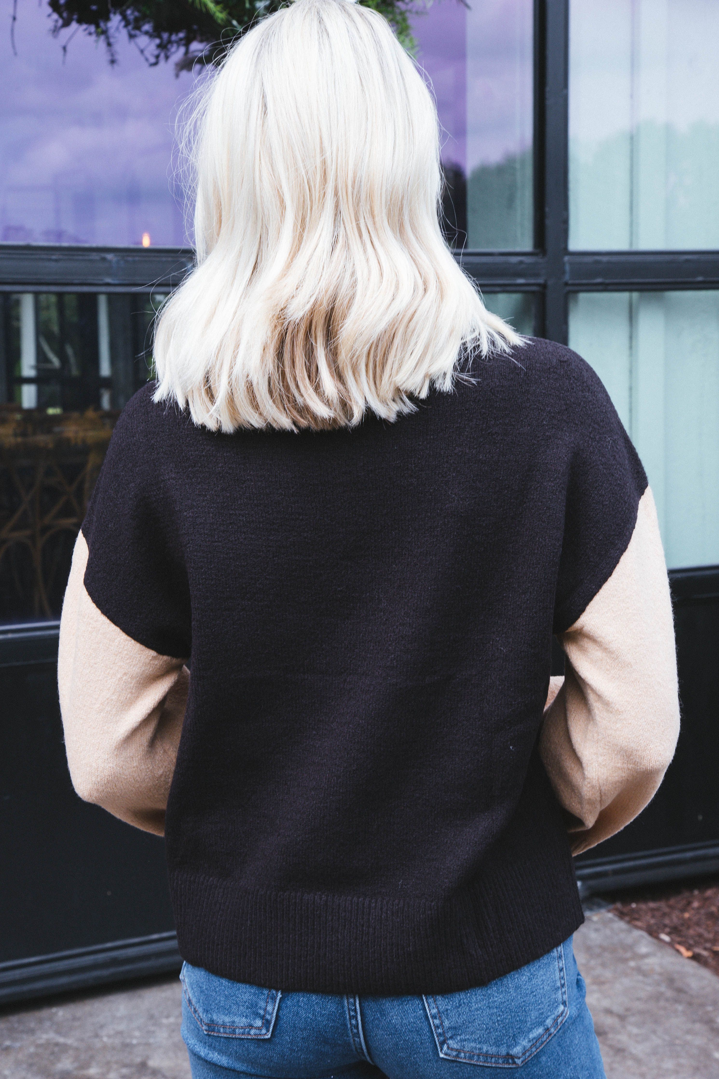 The Color Block Sweater, Cappuccino/Black | Sanctuary sold by North & Main Clothing Company product image thumbnail 6