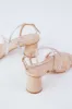 Kind Strappy Rhinestone Heel Sandal, Nude sold by North & Main Clothing Company