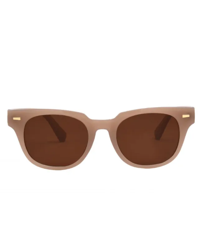 Lido Polarized Lens Sunglasses, Oatmeal/Taupe | I-SEA sold by North & Main Clothing Company