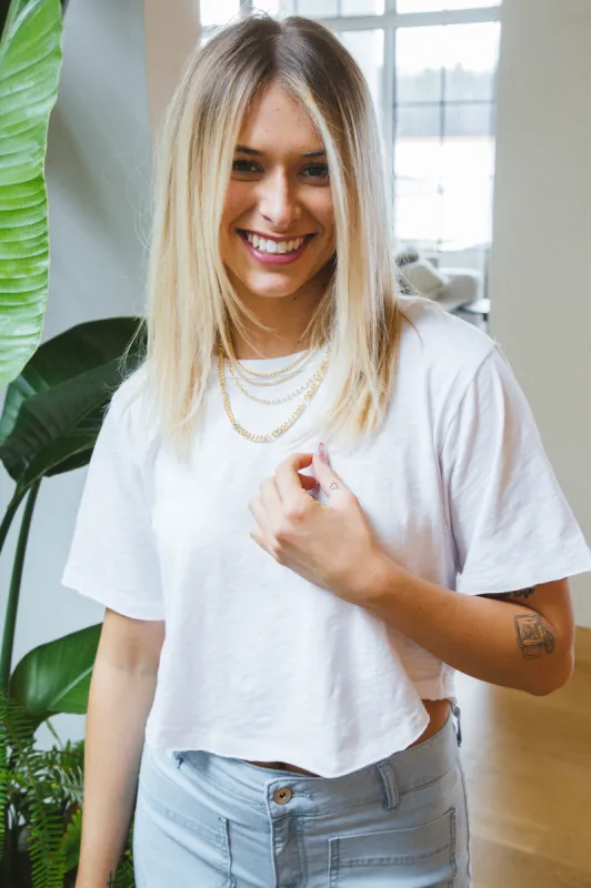 Free Flowing Tee, White | Z Supply sold by North & Main Clothing Company