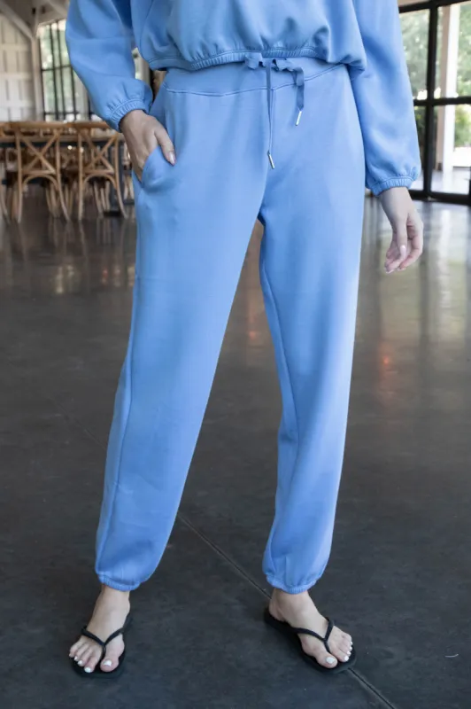 Airessentials Jogger, Cornflower Blue | SPANX sold by North & Main Clothing Company