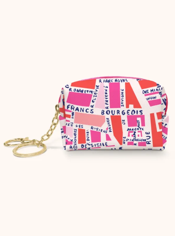 Rues De Paris Key Chain Pouch sold by North & Main Clothing Company