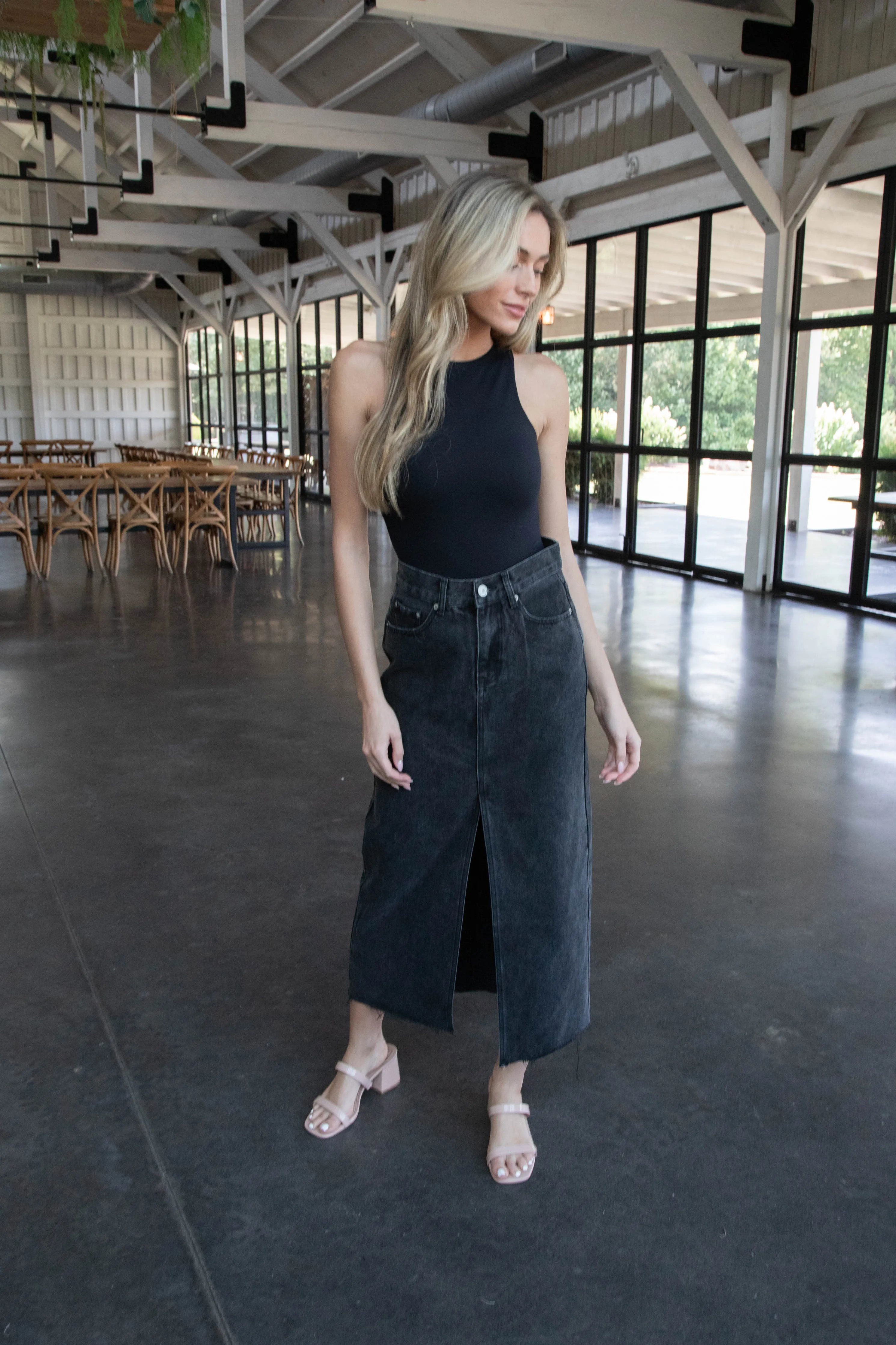 Nico Sleeveless Bodysuit, Black | Steve Madden sold by North & Main Clothing Company product image thumbnail 5