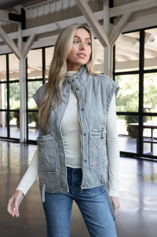 Larissa Turtle Neck Tee, Cream sold by North & Main Clothing Company