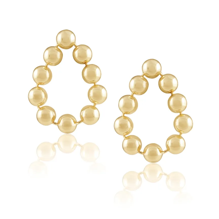 Audriana Oval Earrings | Sahira Jewelry sold by North & Main Clothing Company