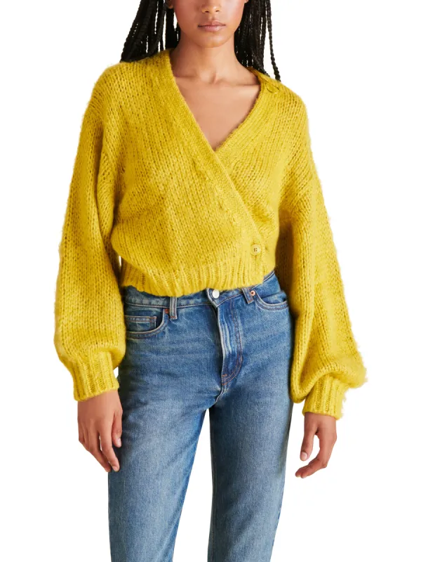 Kyan Cardigan, Cypress Green | Steve Madden sold by North & Main Clothing Company