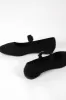 Brita Mary Jane Ballet Flat, Black Knit sold by North & Main Clothing Company