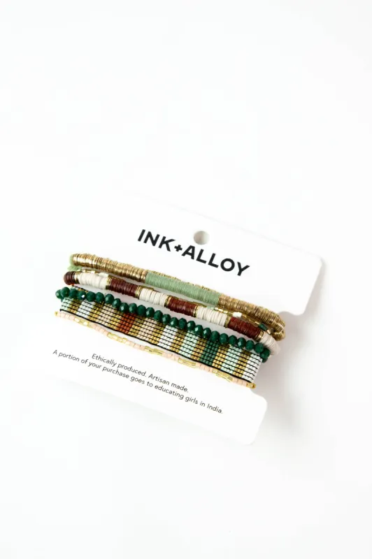Desert Dream Mixed Bracelet Stack Of 7 | Ink + Alloy sold by North & Main Clothing Company