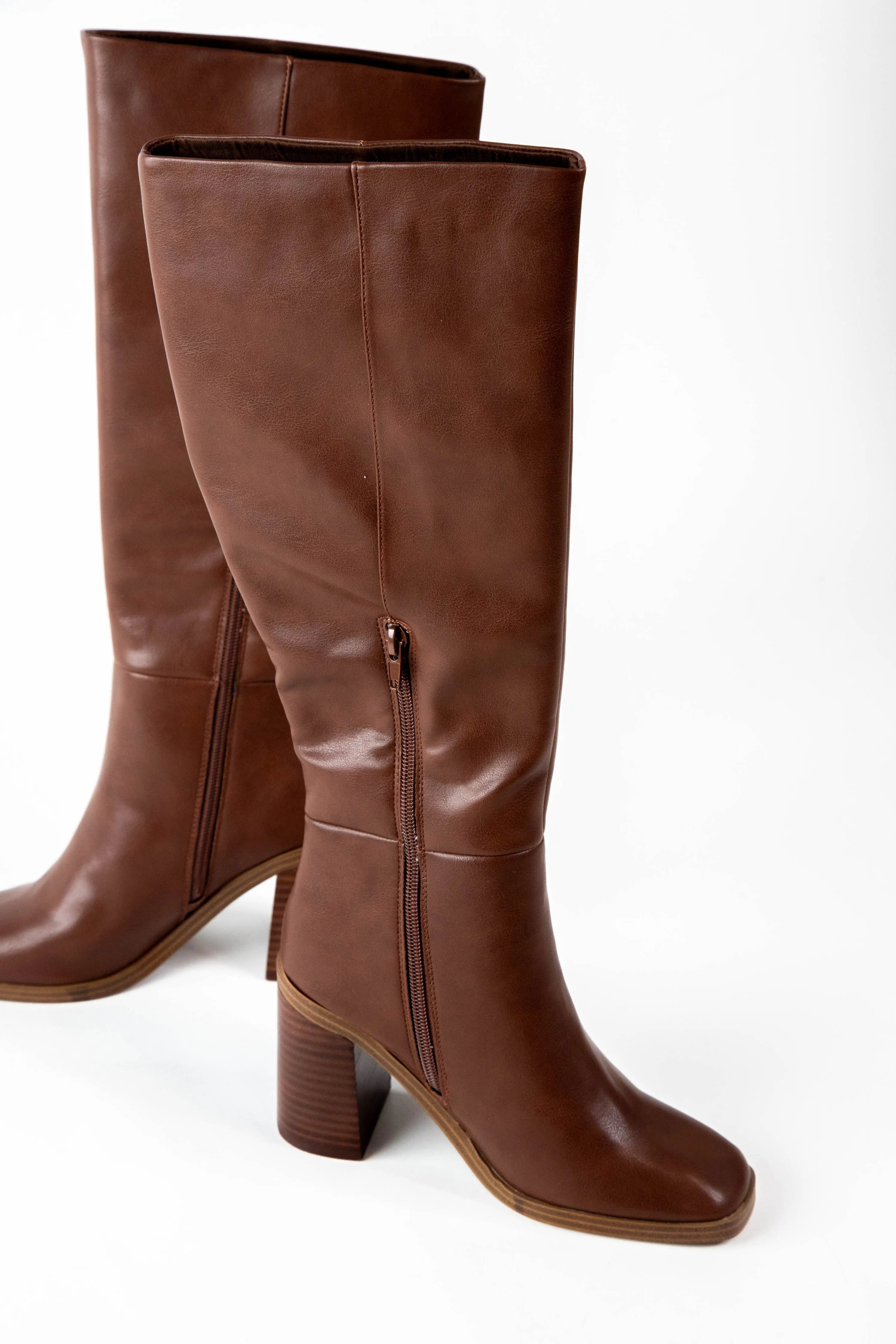 Flapper Tall Dress Boot, Luggage | DV by Dolce Vita sold by North & Main Clothing Company product image thumbnail 2
