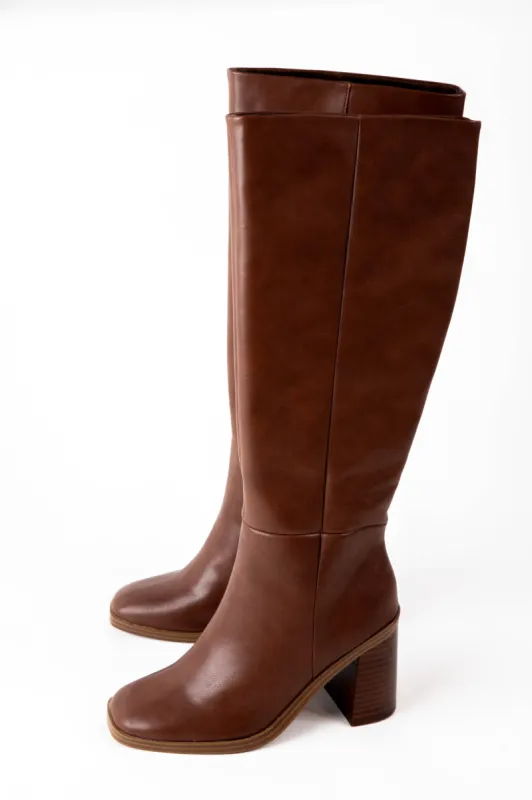 Flapper Tall Dress Boot, Luggage | DV by Dolce Vita made by North & Main Clothing Company