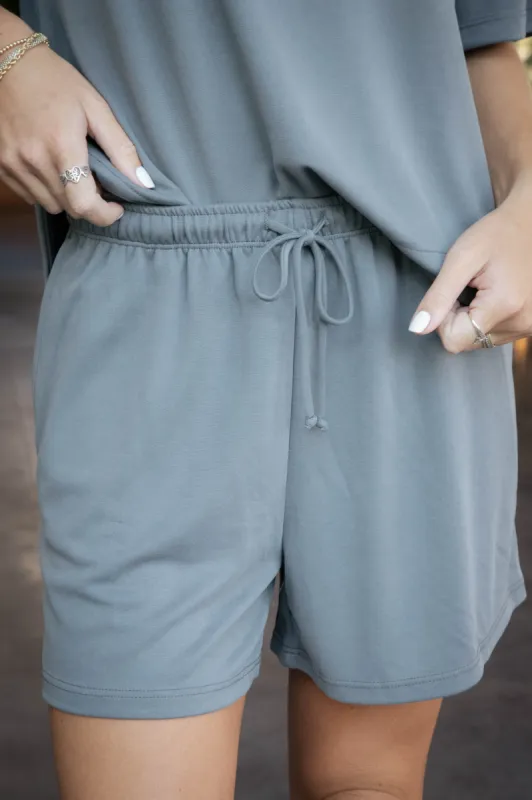 Marin Modal Shorts, Seafoam sold by North & Main Clothing Company