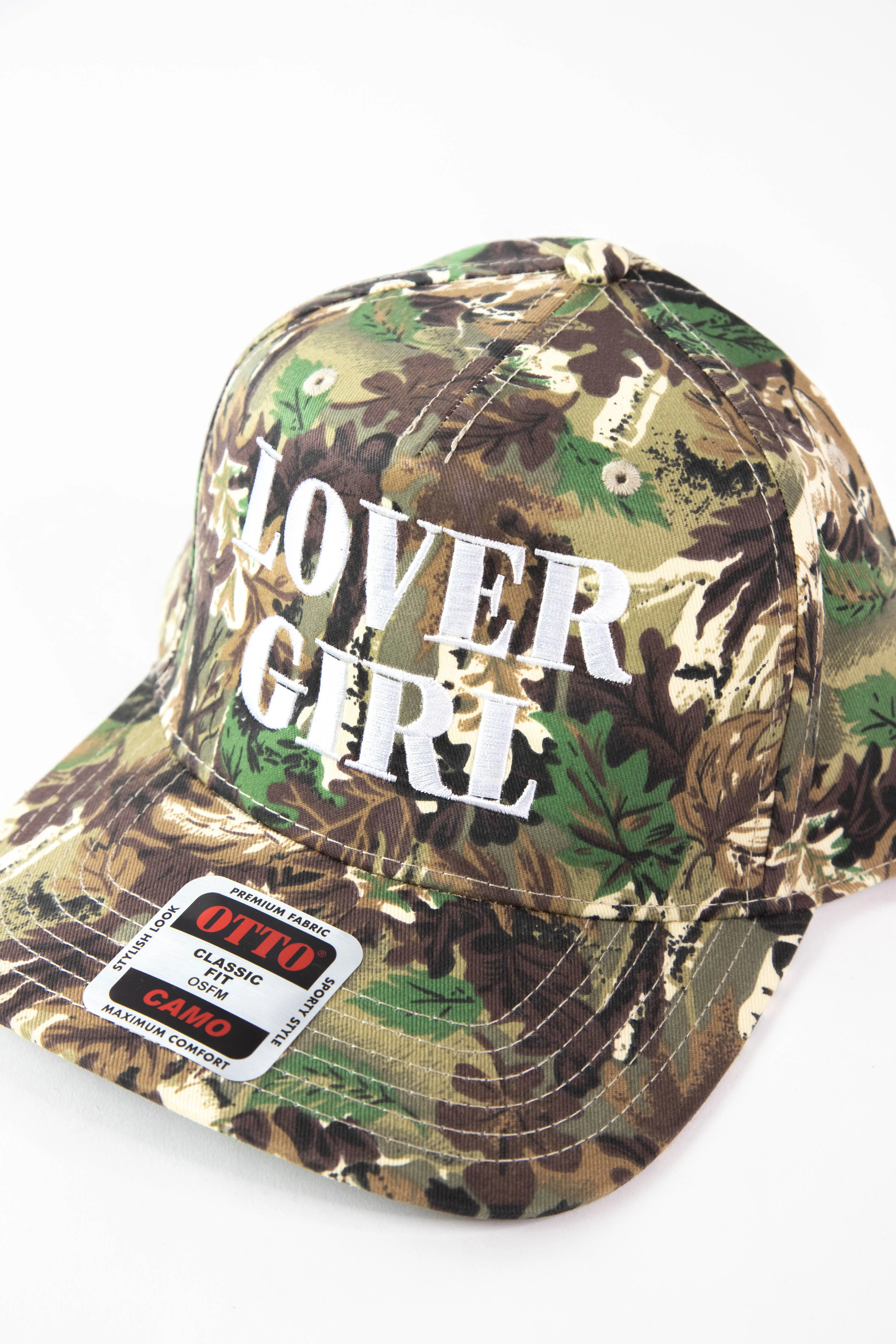 Lover Girl Camo Trucker Hat, Camo | Friday+Saturday sold by North & Main Clothing Company