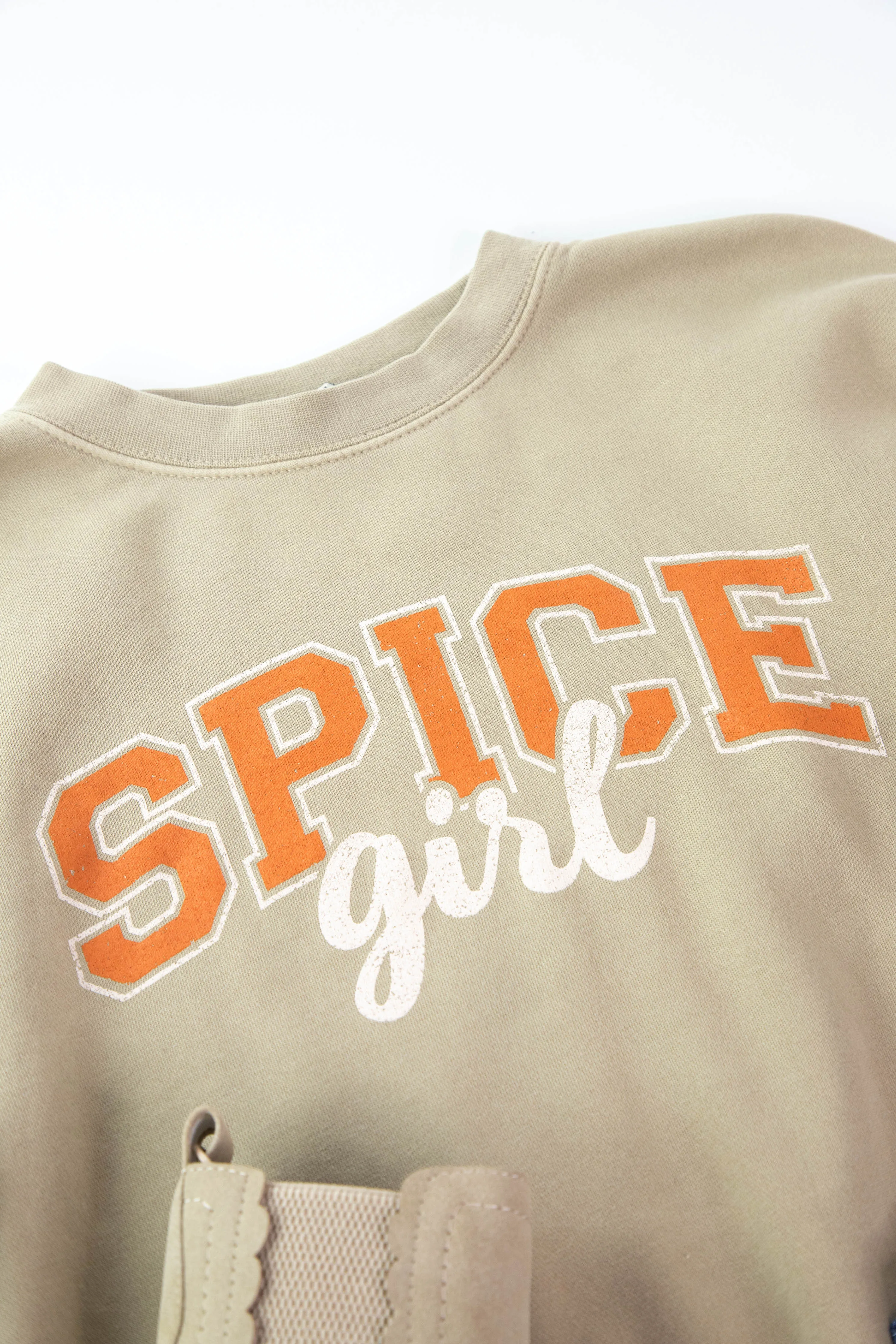 Spice Girl Graphic Sweatshirt, Sandstone sold by North & Main Clothing Company product image thumbnail 2