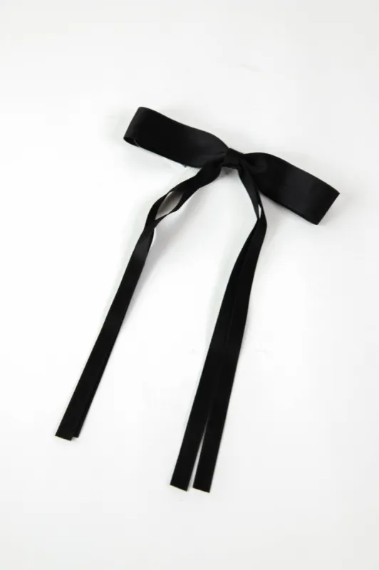 Nikita Bow Hair Clip, Black sold by North & Main Clothing Company