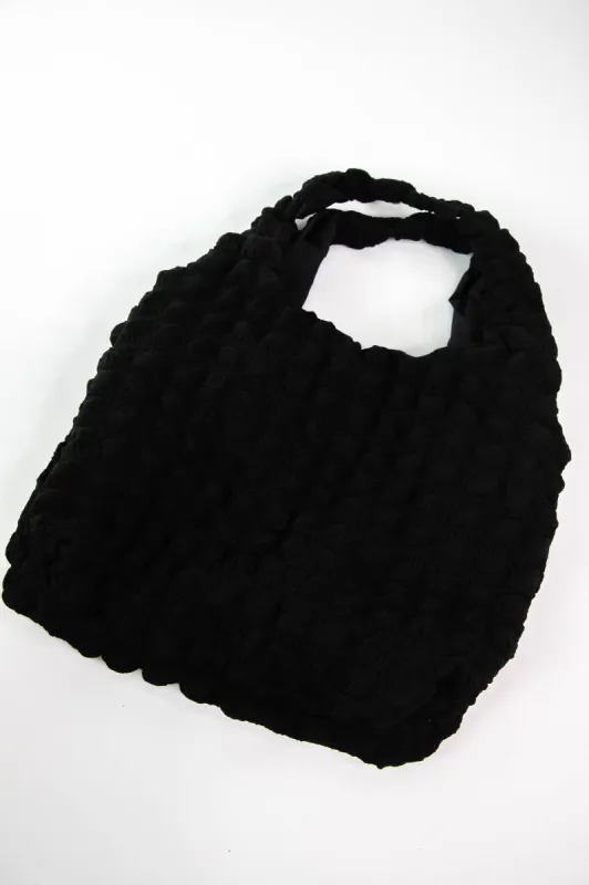Cloud Puff Shoulder Bag, Black sold by North & Main Clothing Company