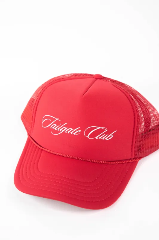 Tailgate Club Foam Trucker Hat, Red/White sold by North & Main Clothing Company