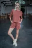 Marin Modal Shorts, Brick sold by North & Main Clothing Company