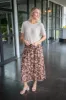 Mona Floral Midi Skirt, Brown Multi sold by North & Main Clothing Company
