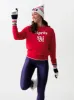 Apres Ski Graphic Sweatshirt, Red sold by North & Main Clothing Company