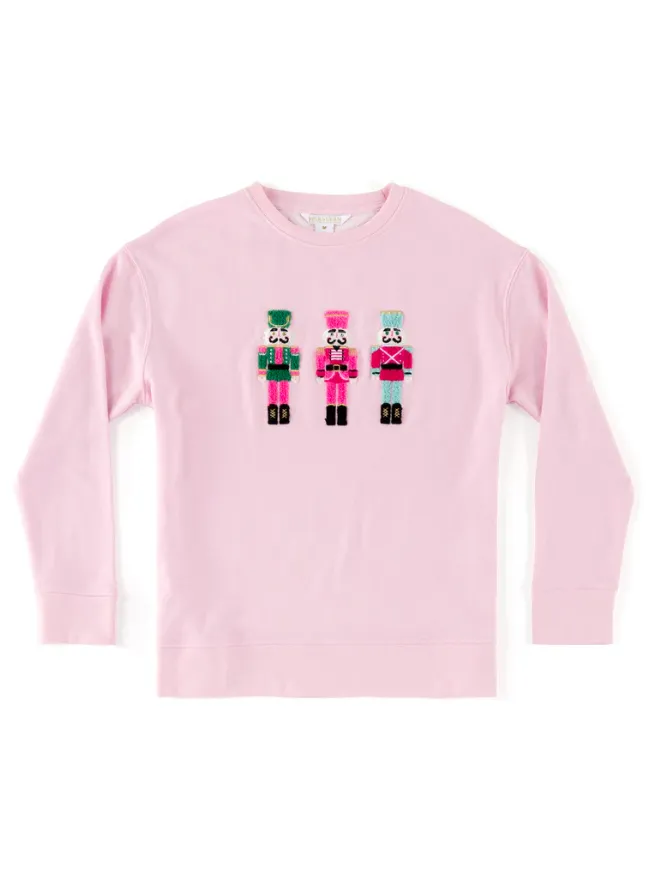 Nutcracker Graphic Sweatshirt, Blush sold by North & Main Clothing Company product image thumbnail 2
